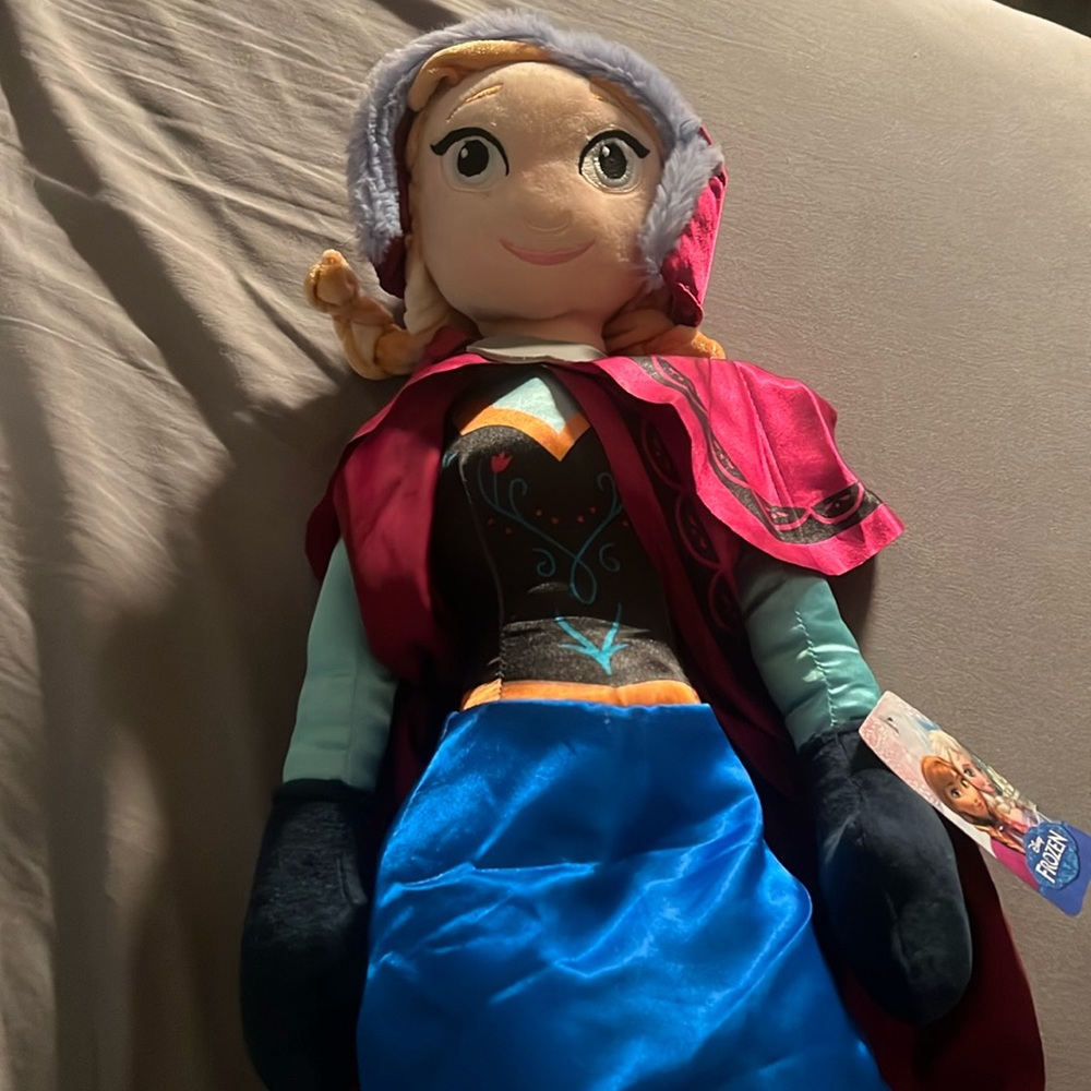 frozen anna pillow doll